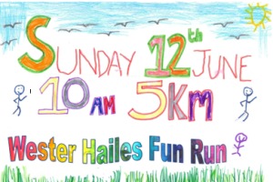 Fun run poster for website listing