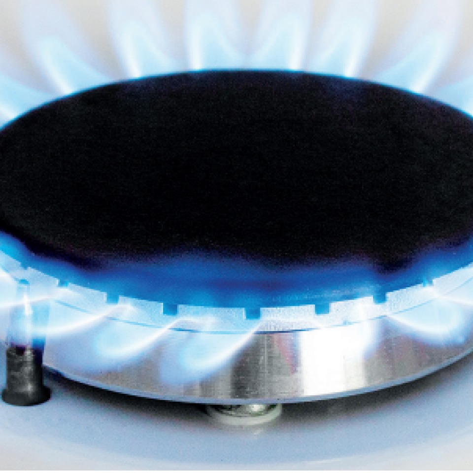 Gas ring detail