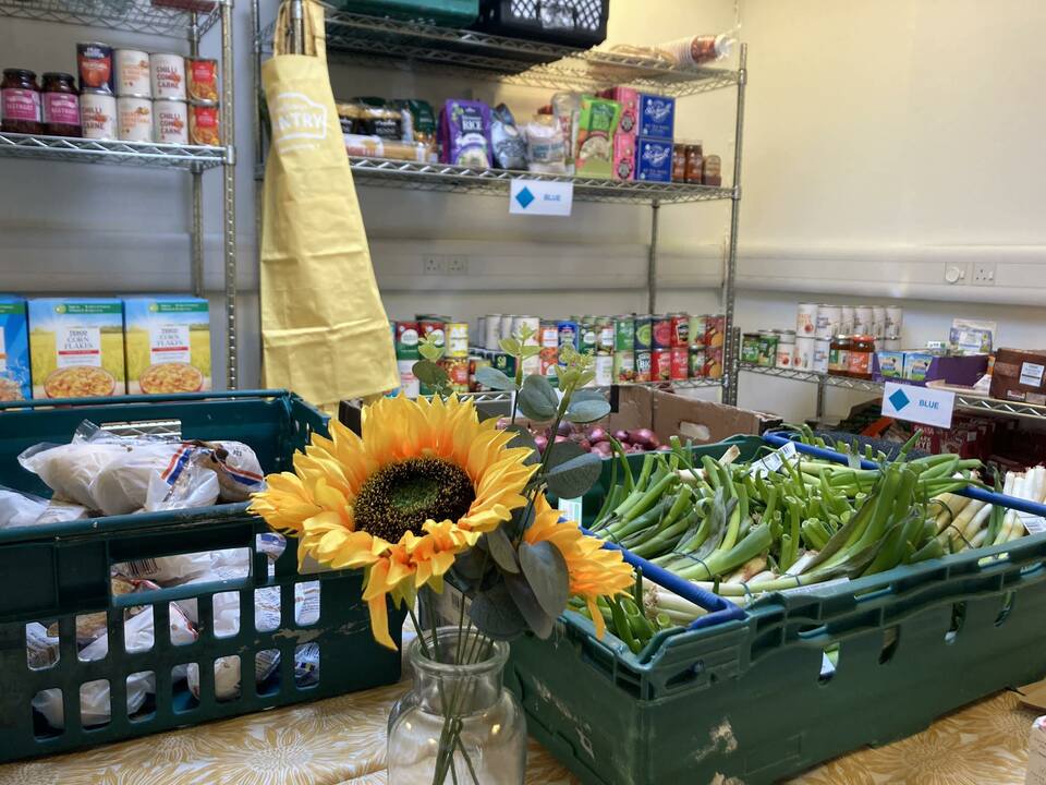 Sunflower pantry detail