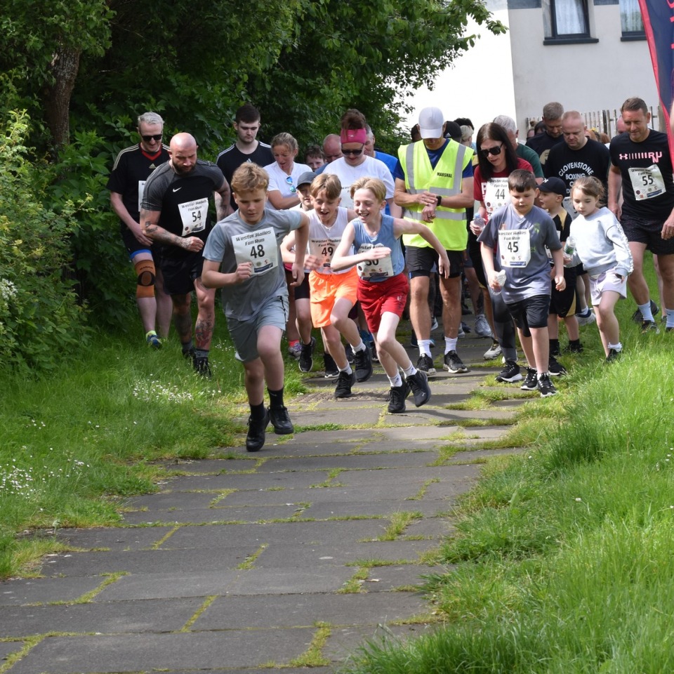 Fun run start detail
