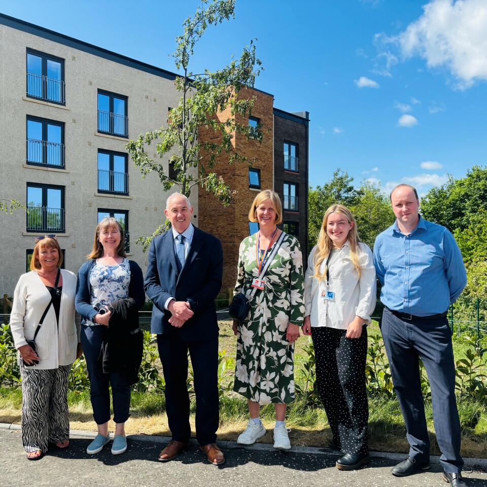 Housing minister visit detail