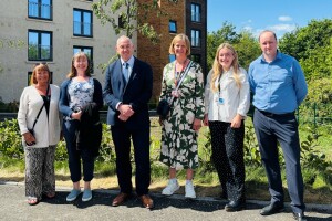 Housing minister visit listing